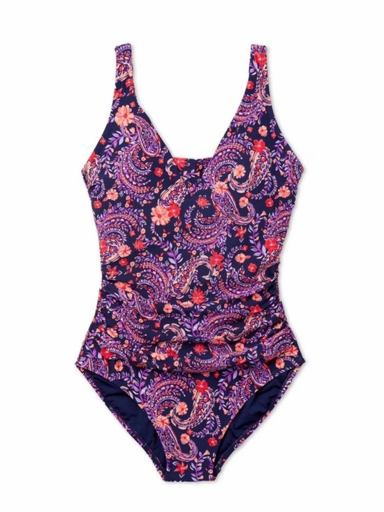 Lands' End Other - Lands’ End SlenderSuit Grecian One Piece Swimsuit